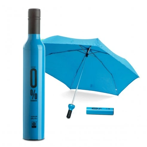 Sombrilla Fashion en forma de Botella UV protección colores 0% alcohol