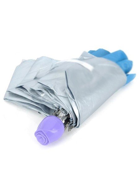 ☂️ Sombrilla Fashion en forma de Florero UV protección Rosas en colores