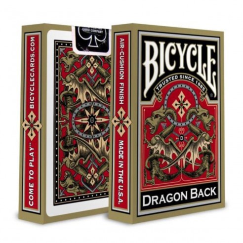 Juego de Cartas Dragon Back Gold Cards Baraja Pocker importadas