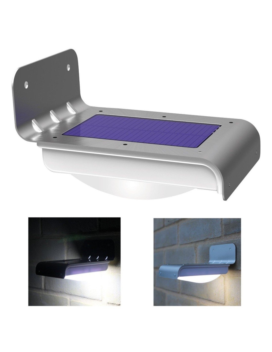 Luz LED Solar con sensor de movimiento para exteriores