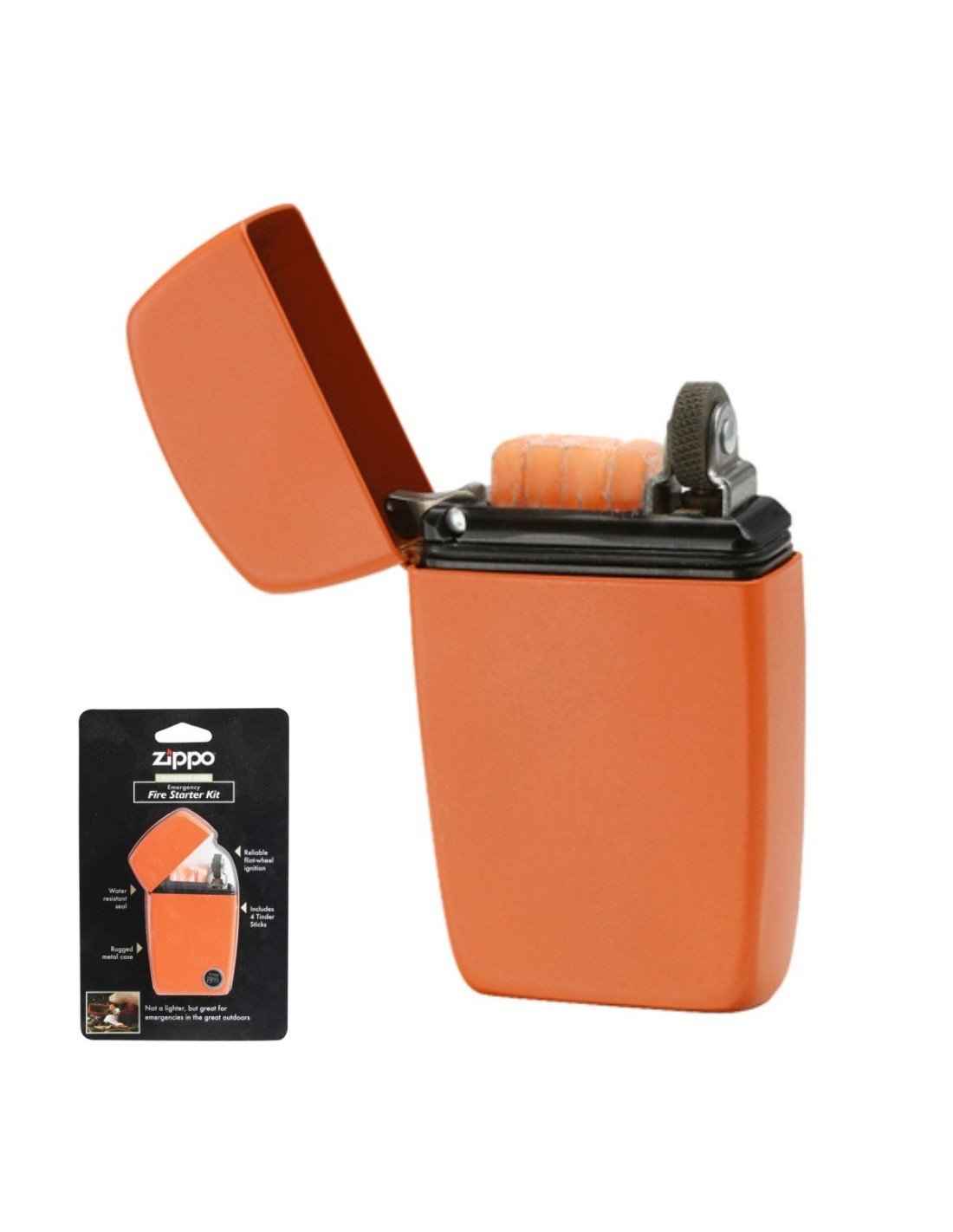 Encendedor Zippo Fire ideal para camping fuego fogatas para exteriores