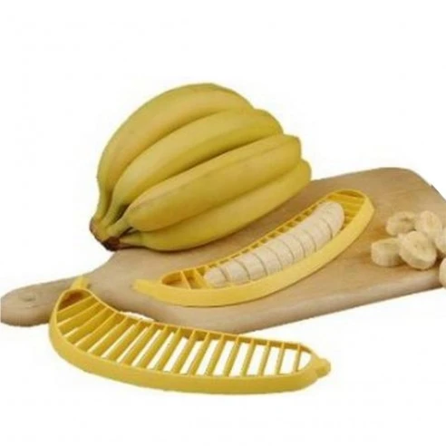 Rebanador de Banana realiza perfectas rodajas para ensaladas 
