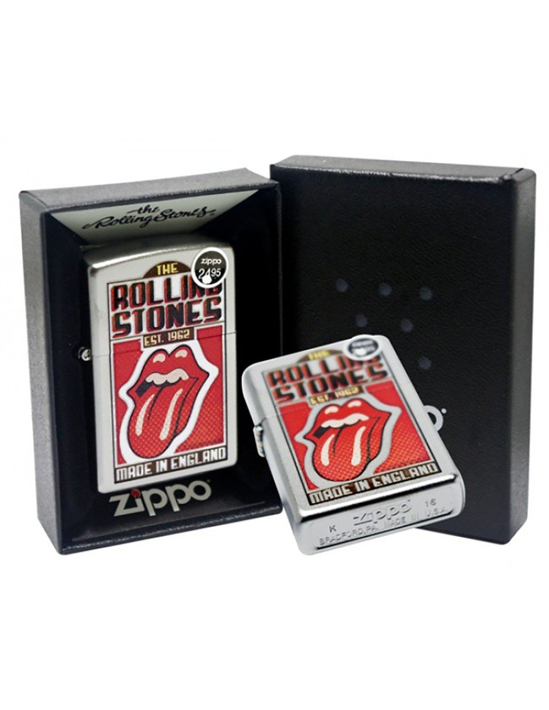 Encendedor Zippo Stamp Rolling Stones Made In England ...