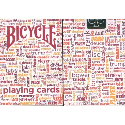 Juego de Cartas Bicycle Table Talk Playing Cards Baraja Pocker importadas