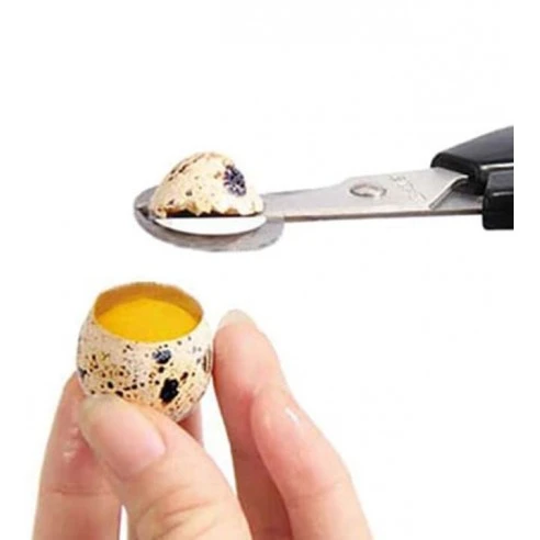 Tijeras Egg Slicer Topper Cortador de Huevo de Codorniz