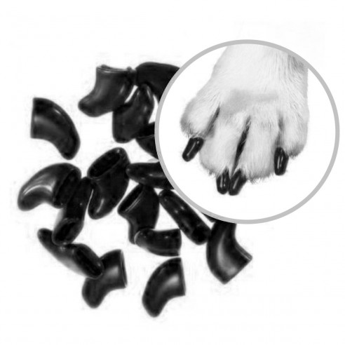 Protector de Uñas Mascota T.XS Nails Caps en colores evita rasguños