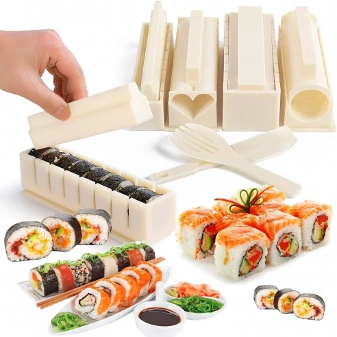 Setx10 Piezas fabricación Sushi Kit Sushi Maker