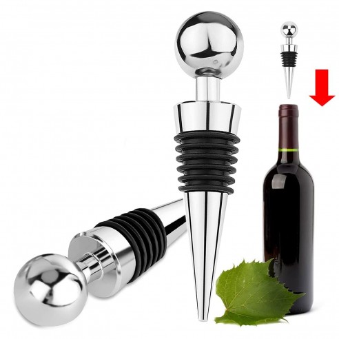 ⭐ Tapón al Vacío Botella Vino Tapa Hermética Reutilizable Bartender