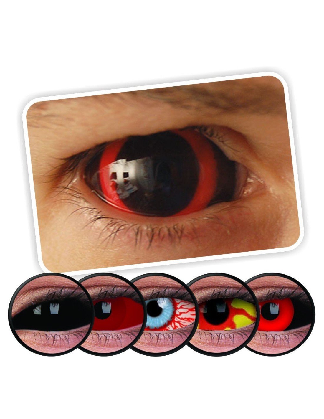 Lentes de Contacto Scleral 22mm Tailed - Blanco