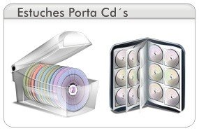 Estuches Porta Cd´s