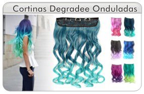 Extensiones de Cabello Ondulada Degradee